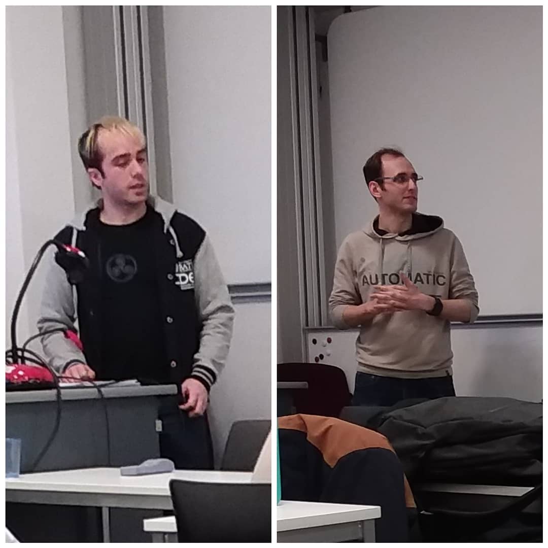 Great to see Research Engineers Tom Smith and Javier Dehesa presenting their EngD research at University of Bath. Both RE's are on placement with Ninja Theory.