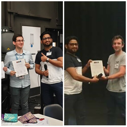 The 4th Bath Conference in Computer Science (BCCS) 2019 took place on 31st May. CDE were thrilled to have 5 CDE Research Engineers included in the programme. CDE also featured heavily in the prize giving with Thomas Williams and Paddy Boulton both winning! Congratulations also to Catherine Taylor for her hard work on the committee.